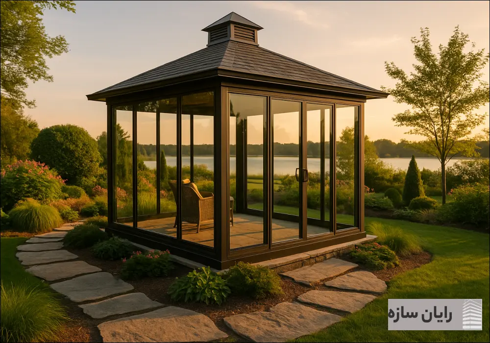 هزینه ساخت آلاچیق شیشه ای